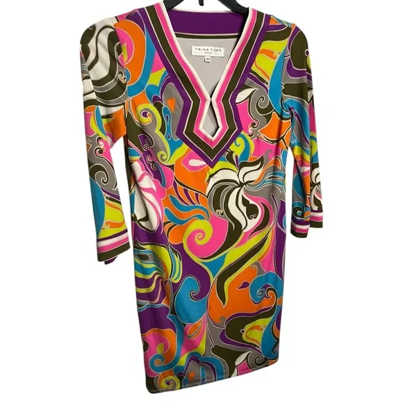 Trina Turk Kaylan Swirl Dress - Picture 2 of 7